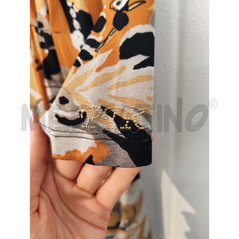 BLUSA DONNA PER TE KRIZIA FANTASIA ARANCIO GIALLA | Mercatino dell'Usato Mestre 3