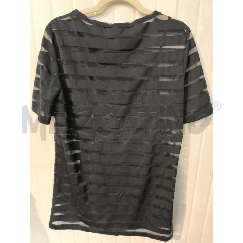 BLUSA DONNA SANDRO FERRONE 2PZ NERI DUE TESSUTI | Mercatino dell'Usato Mestre 4