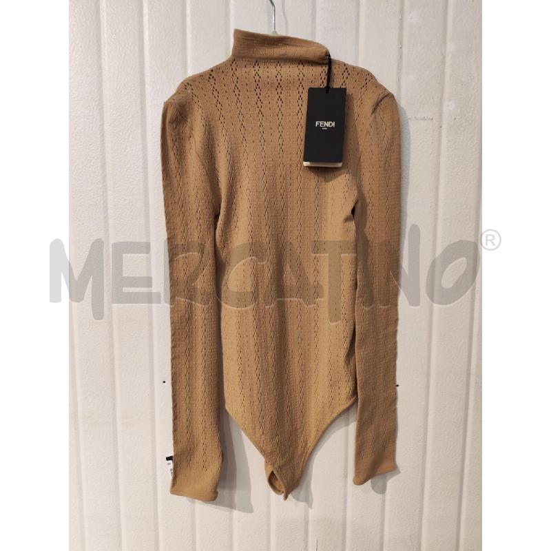 BODY DONNA FENDI BEIGE TRAFORATO | Mercatino dell'Usato Mestre 1