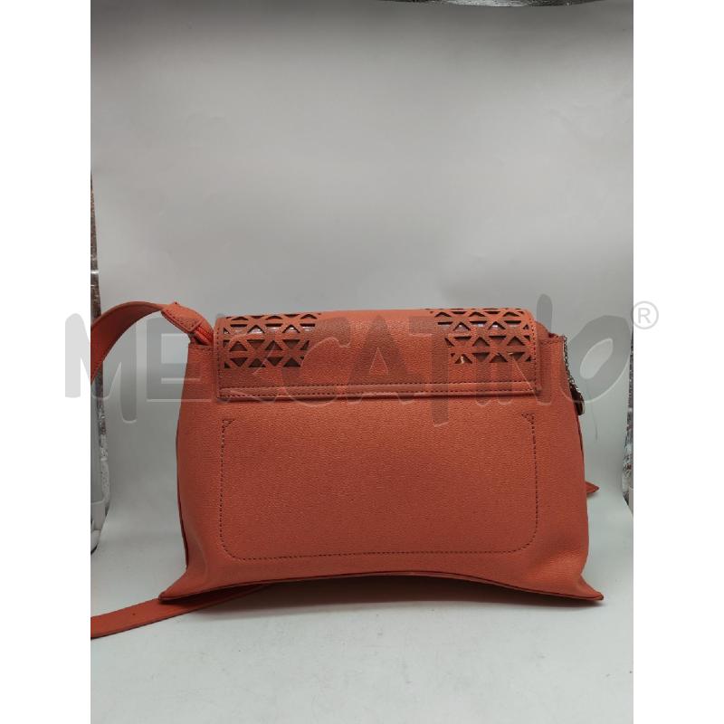 BORSA DONNA ALEX MAX ROSA SALMONE TRAFORATA  | Mercatino dell'Usato Mestre 4