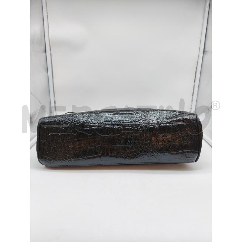 BORSA DONNA AMAZZONIA NERA IN PELLE  | Mercatino dell'Usato Mestre 3