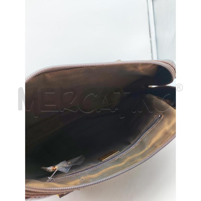 BORSA DONNA AMERICAN TURISTS MARRONE A BAULETTO | Mercatino dell'Usato Mestre 4