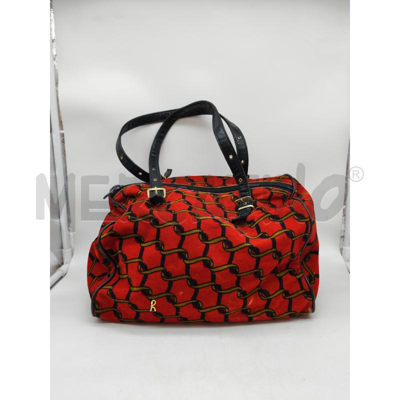 BORSA DONNA BAULETTO ROBERTA DI CAMERINO ROSSO | Mercatino dell'Usato Mestre 1