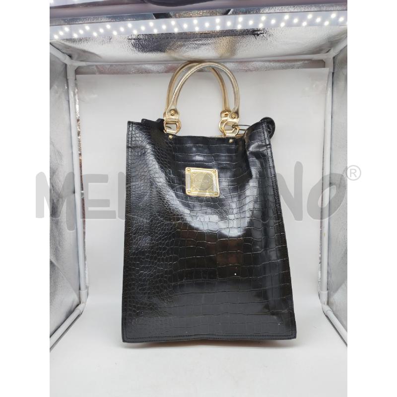 BORSA DONNA BLUMARINE BLUGIRL NERA STAMPA COCCO | Mercatino dell'Usato Mestre 1