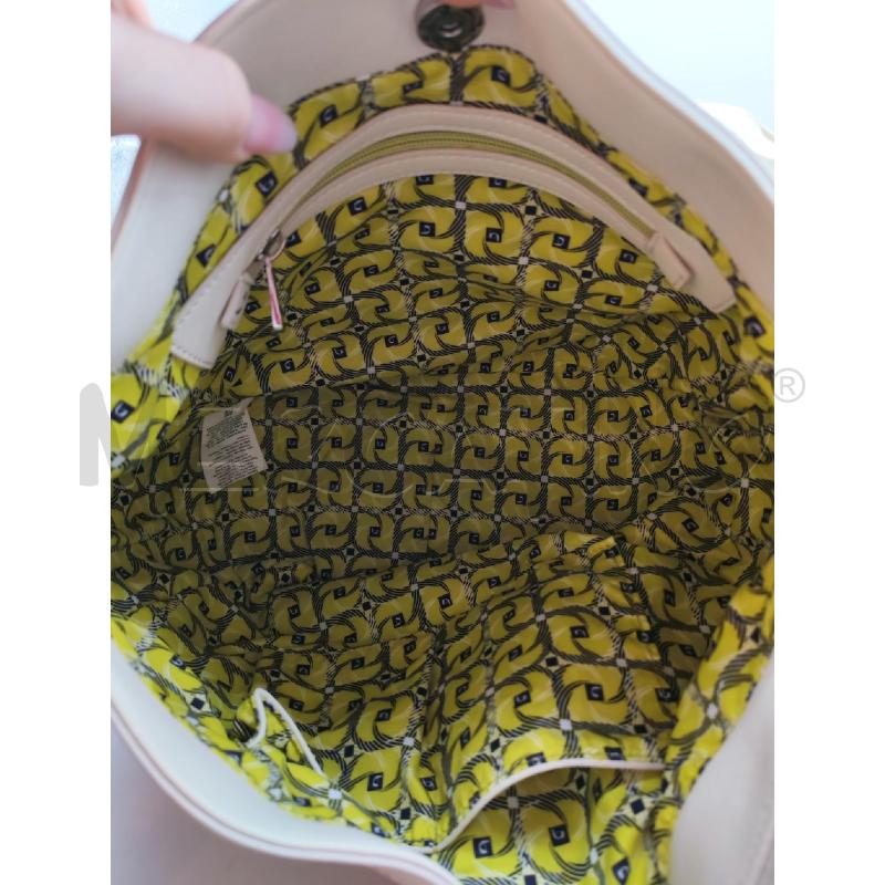 BORSA DONNA BYBLOS BIANCA MANICO CON CUCITURE FUCSIA | Mercatino dell'Usato Mestre 4