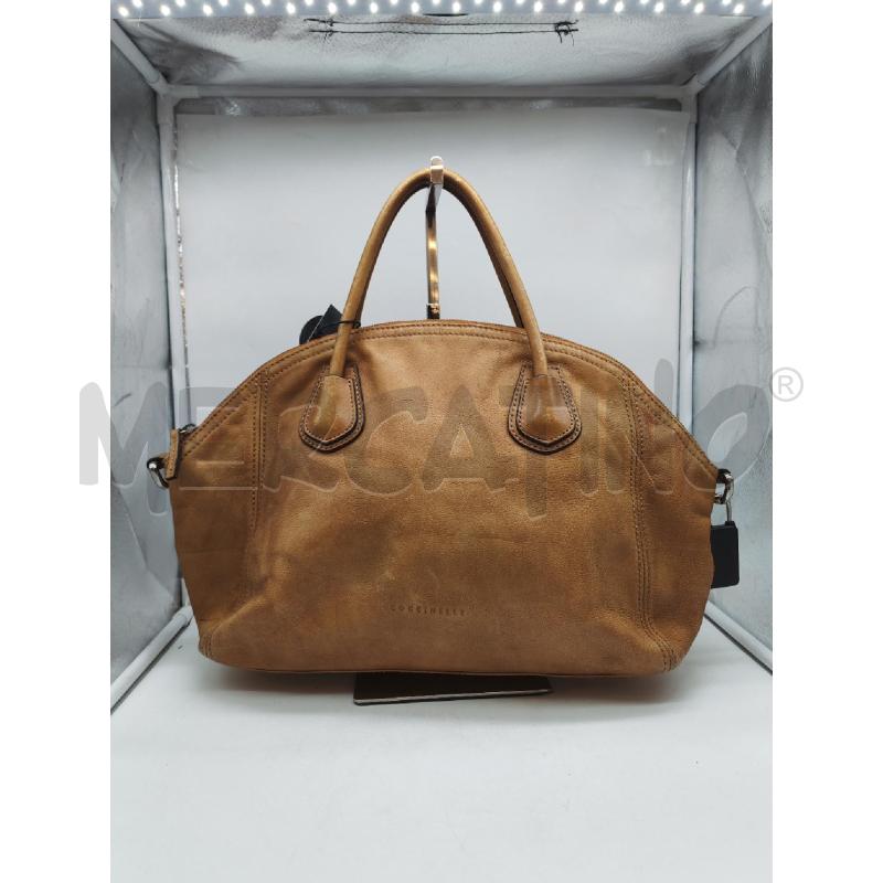 BORSA DONNA COCCINELLE BEIGE IN PELLE A MANO  | Mercatino dell'Usato Mestre 1