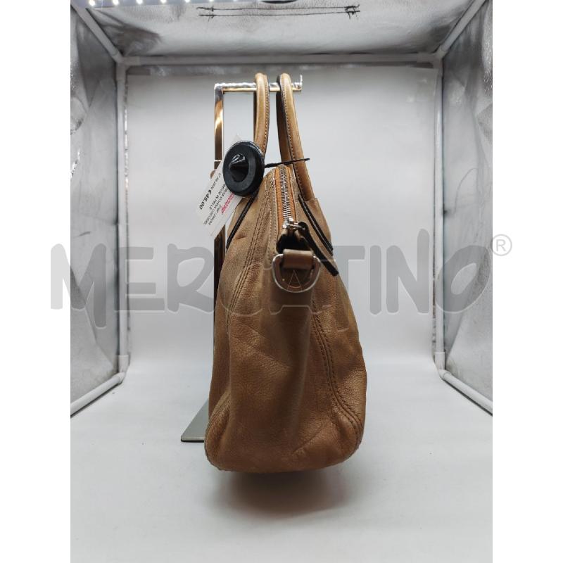 BORSA DONNA COCCINELLE BEIGE IN PELLE A MANO  | Mercatino dell'Usato Mestre 2