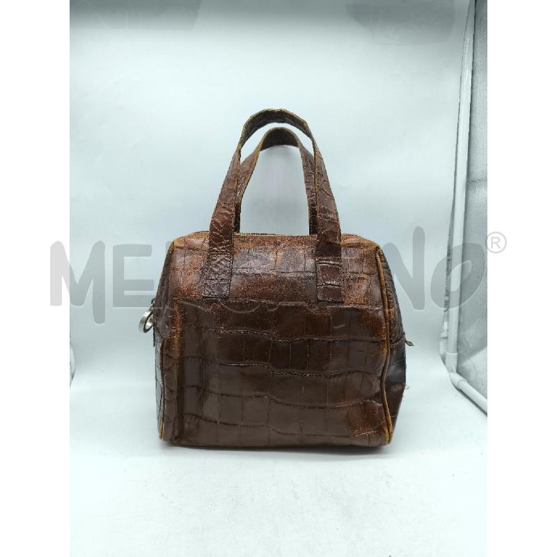 BORSA DONNA COCCINELLE MARRONE PELLE VINTAGE  | Mercatino dell'Usato Mestre 1