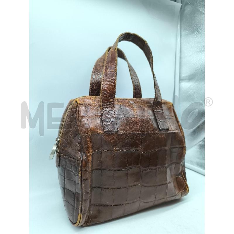 BORSA DONNA COCCINELLE MARRONE PELLE VINTAGE  | Mercatino dell'Usato Mestre 2
