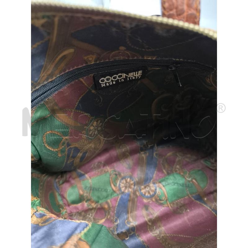 BORSA DONNA COCCINELLE MARRONE PELLE VINTAGE  | Mercatino dell'Usato Mestre 4