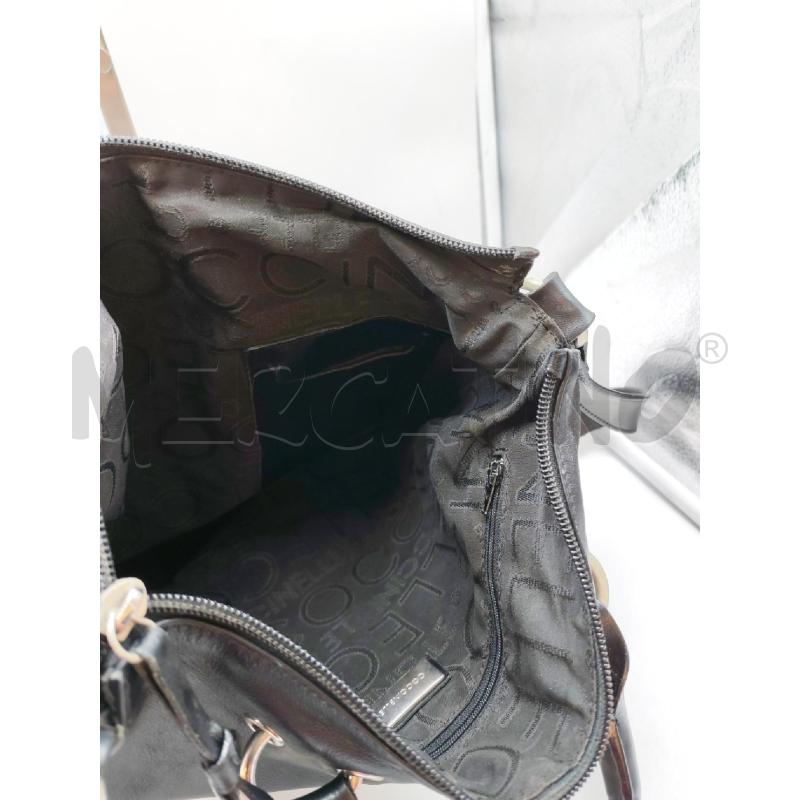 BORSA DONNA COCCINELLE NERA OCCHIELLI E BORCHIE ARGENTATE | Mercatino dell'Usato Mestre 4