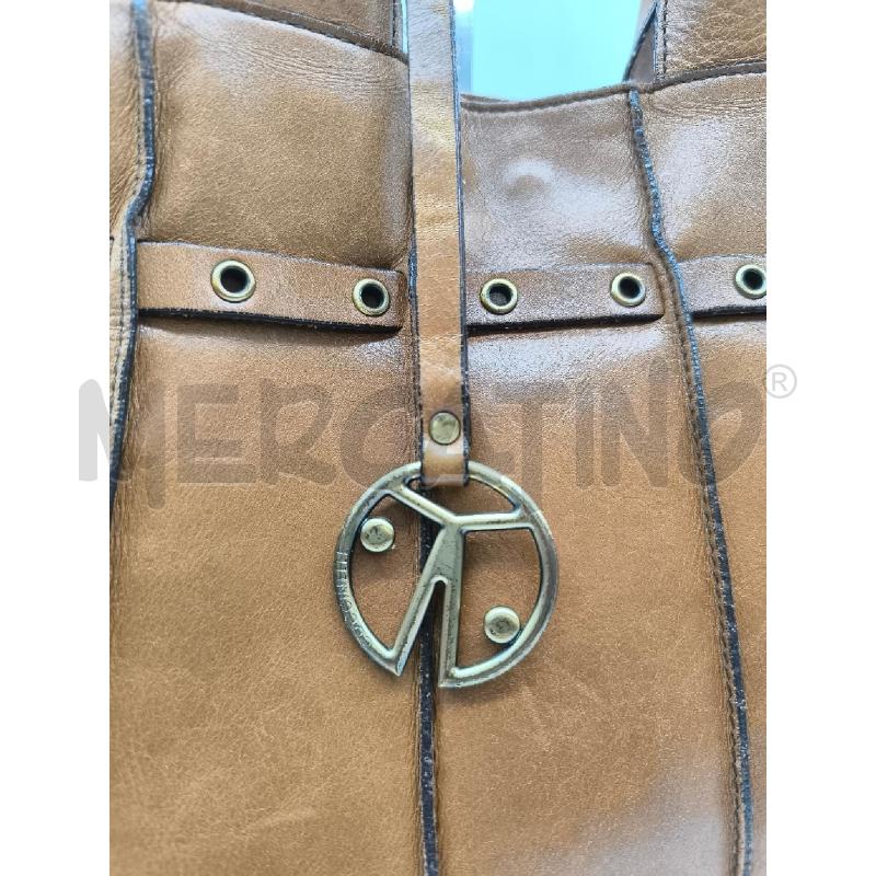 BORSA DONNA COCCINELLE VERA PELLE MARRONE  | Mercatino dell'Usato Mestre 2