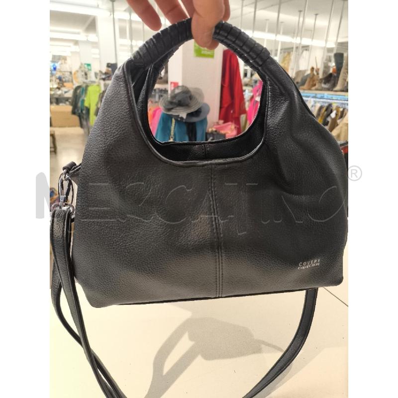 BORSA DONNA COVERI COLLECTION NERA SIMIL PELLE | Mercatino dell'Usato Mestre 1