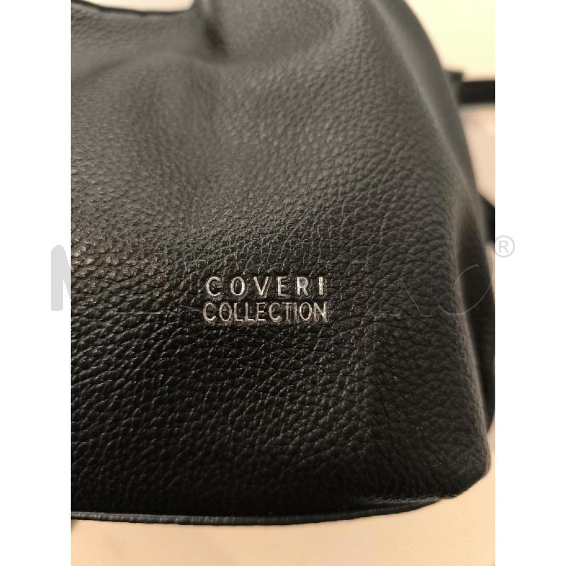 BORSA DONNA COVERI COLLECTION NERA SIMIL PELLE | Mercatino dell'Usato Mestre 2