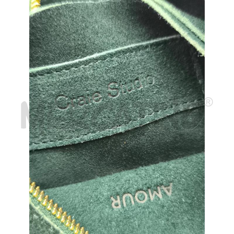 BORSA DONNA CRAIE STUDIO VELLUTO VERDE | Mercatino dell'Usato Mestre 4