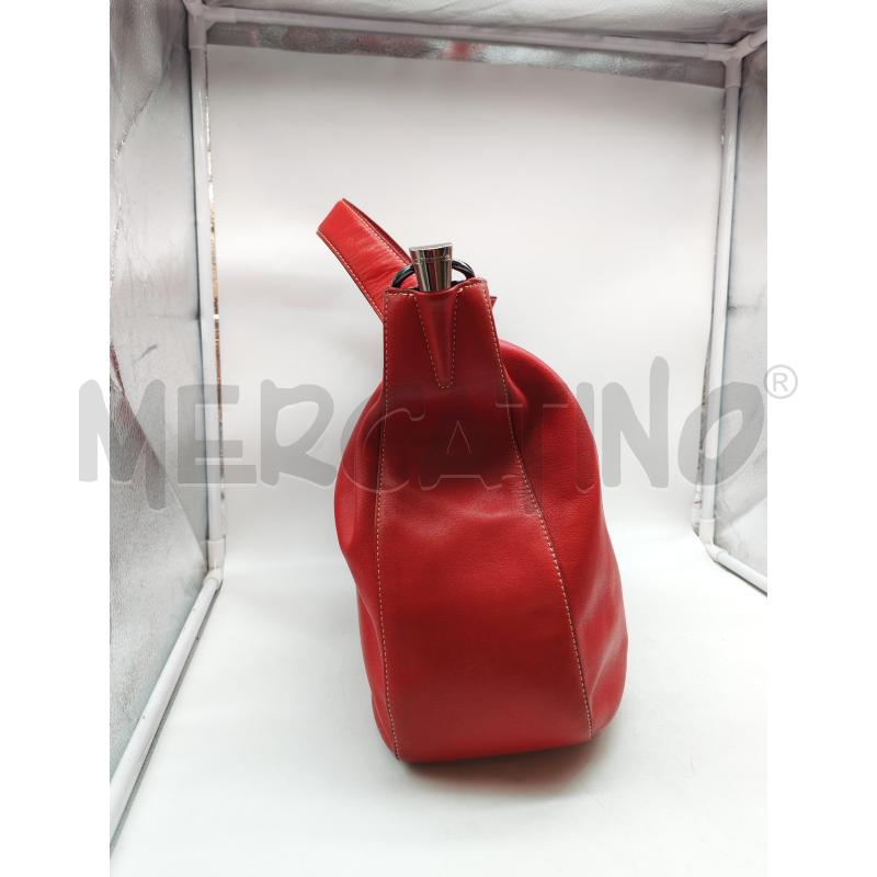 BORSA DONNA CROMIA ROSSA GUINE LEATHER | Mercatino dell'Usato Mestre 3