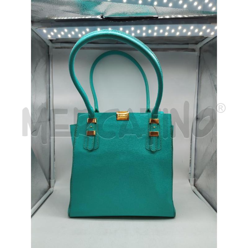 BORSA DONNA CROMIA VERDE ACQUA | Mercatino dell'Usato Mestre 1