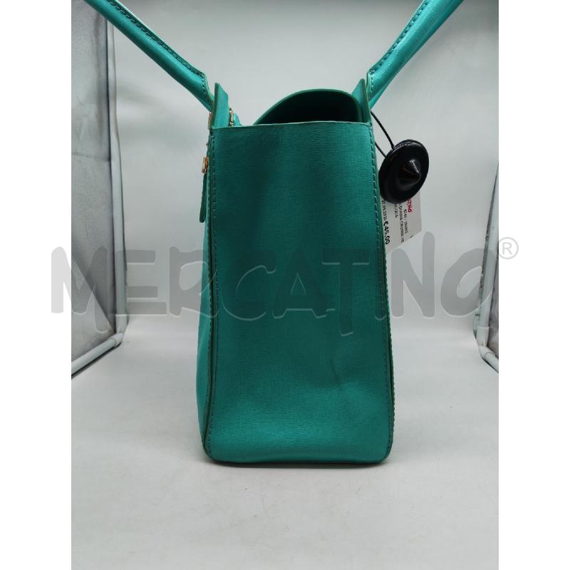 BORSA DONNA CROMIA VERDE ACQUA | Mercatino dell'Usato Mestre 2
