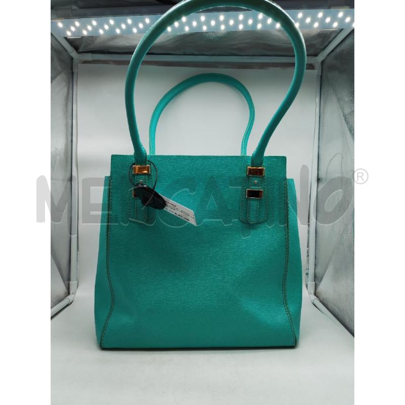 BORSA DONNA CROMIA VERDE ACQUA | Mercatino dell'Usato Mestre 3