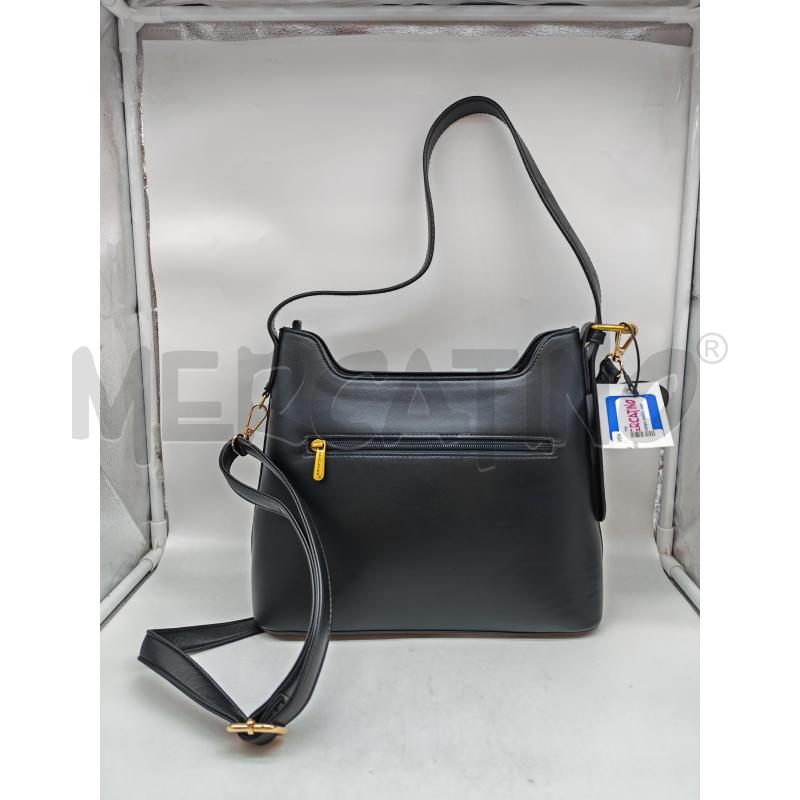 BORSA DONNA DAVID JONES NERA CAMOSCIO  | Mercatino dell'Usato Mestre 4