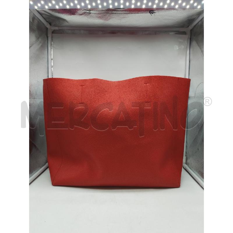 BORSA DONNA FEZ ROSSA IN PELLE | Mercatino dell'Usato Mestre 3