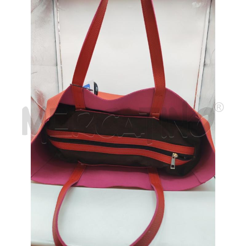 BORSA DONNA FEZ ROSSA IN PELLE | Mercatino dell'Usato Mestre 4