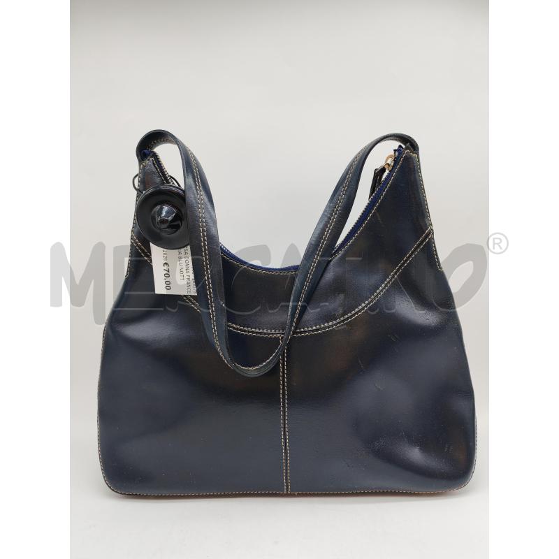 BORSA DONNA FRANCESCO BIASIA BLU NOTTE | Mercatino dell'Usato Mestre 5