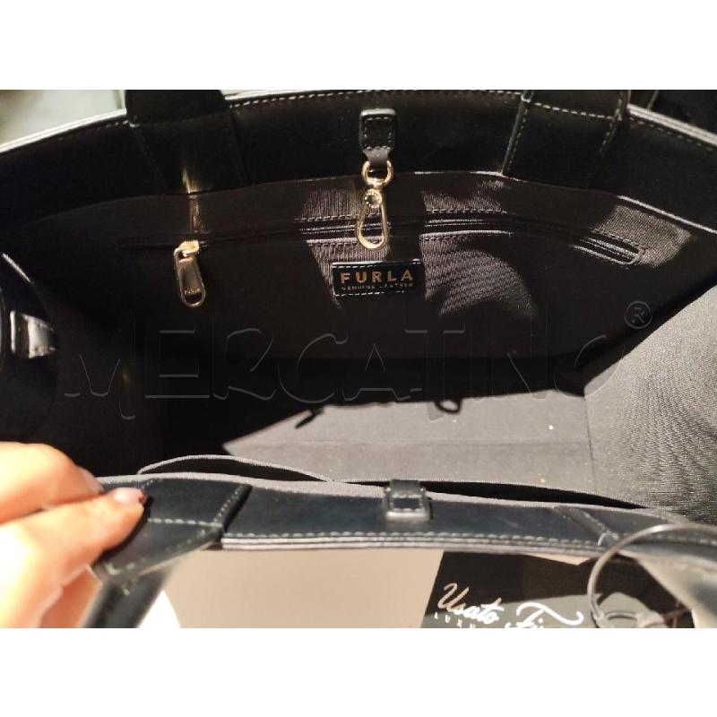 BORSA DONNA FURLA NERA RETTANGOLARE CON TRACOLLA | Mercatino dell'Usato Mestre 2
