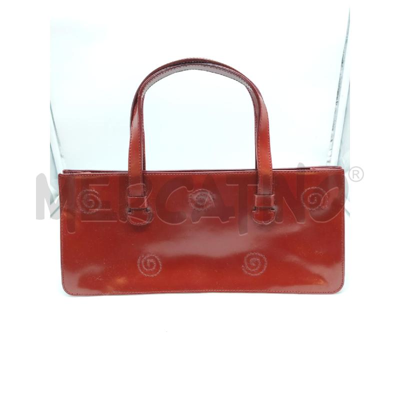 BORSA DONNA FURLA ROSSA A MANO CON RICAMI  | Mercatino dell'Usato Mestre 1