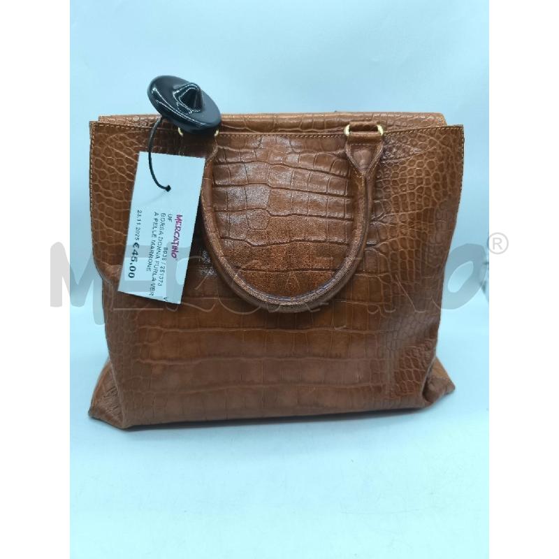 BORSA DONNA FURLA VERA PELLE MARRONE | Mercatino dell'Usato Mestre 1