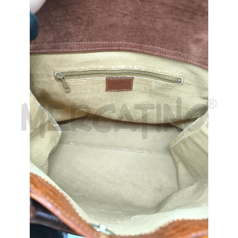 BORSA DONNA FURLA VERA PELLE MARRONE | Mercatino dell'Usato Mestre 3