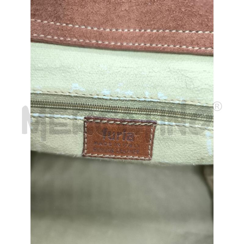 BORSA DONNA FURLA VERA PELLE MARRONE | Mercatino dell'Usato Mestre 4