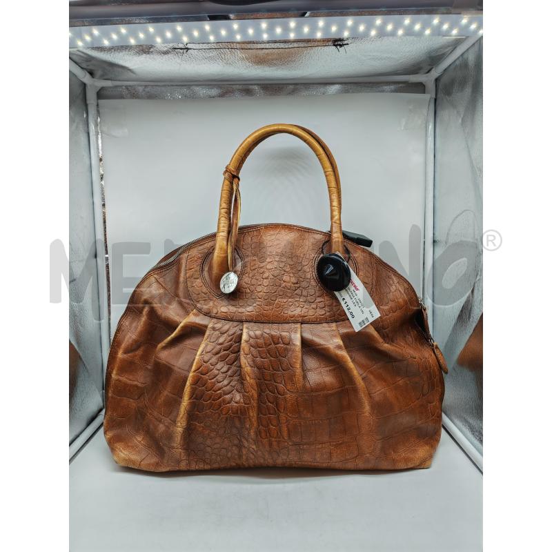 BORSA DONNA FURLA VINTAGE GENUINE LEATHER STAMPA COCCODRILLO | Mercatino dell'Usato Mestre 1