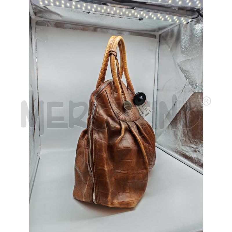 BORSA DONNA FURLA VINTAGE GENUINE LEATHER STAMPA COCCODRILLO | Mercatino dell'Usato Mestre 3