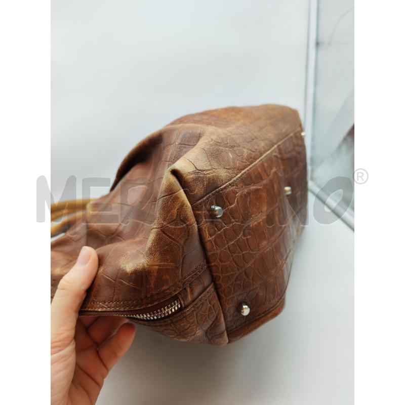 BORSA DONNA FURLA VINTAGE GENUINE LEATHER STAMPA COCCODRILLO | Mercatino dell'Usato Mestre 4