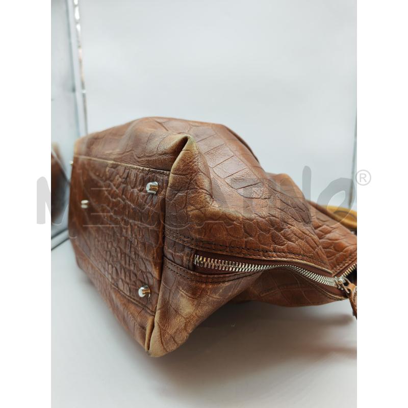 BORSA DONNA FURLA VINTAGE GENUINE LEATHER STAMPA COCCODRILLO | Mercatino dell'Usato Mestre 5