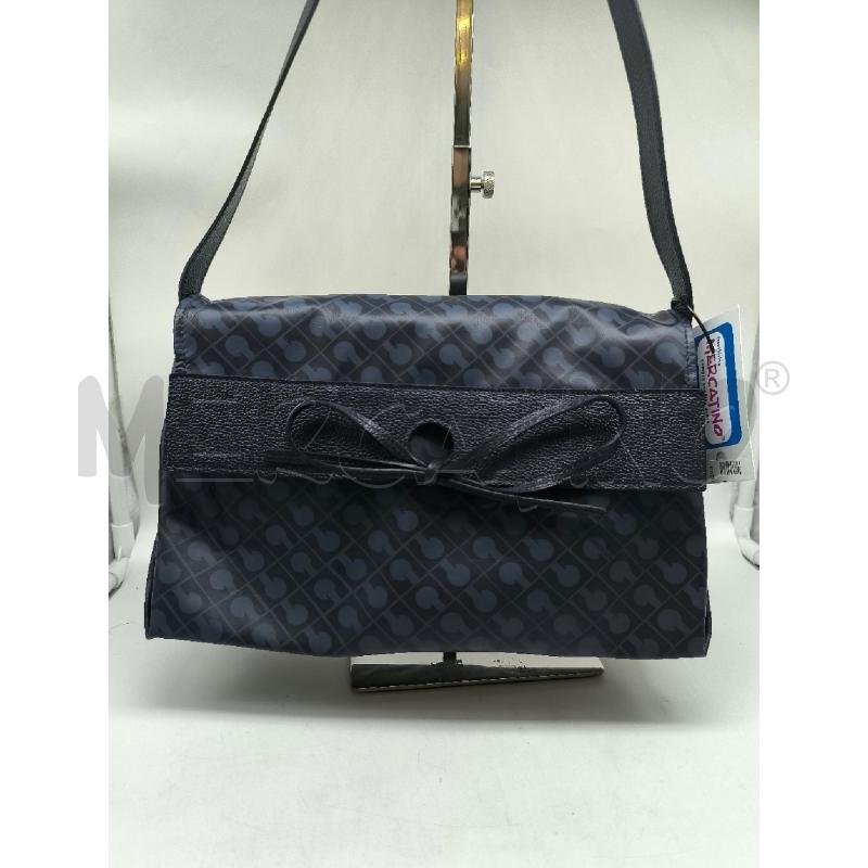 BORSA DONNA GHERARDINI BLU FIOCCO TESSUTO IMPERMEABILE | Mercatino dell'Usato Mestre 2