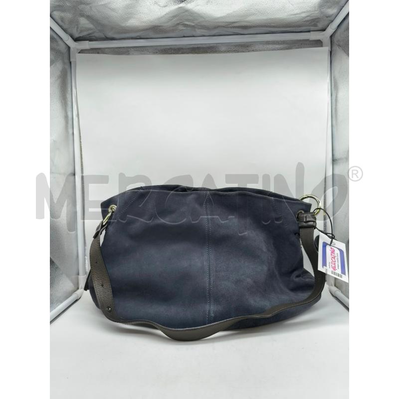 BORSA DONNA GIANNI CHIARINI BLU IN PELLE A SPALLA  | Mercatino dell'Usato Mestre 3