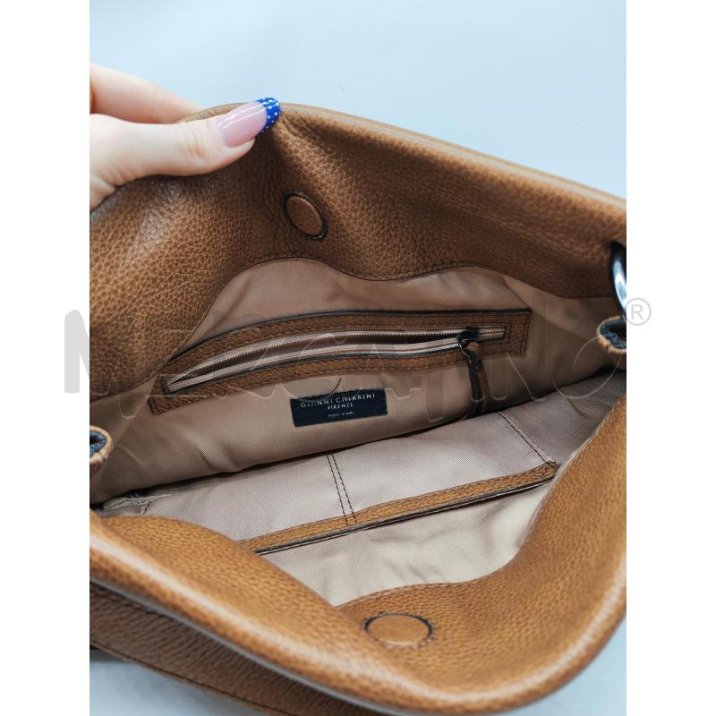 BORSA DONNA GIANNI CHIARINI IN PELLE MARRONE | Mercatino dell'Usato Mestre 2