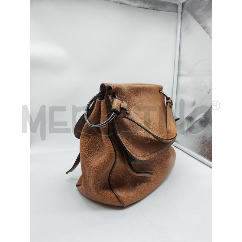 BORSA DONNA GIANNI CHIARINI IN PELLE MARRONE | Mercatino dell'Usato Mestre 3
