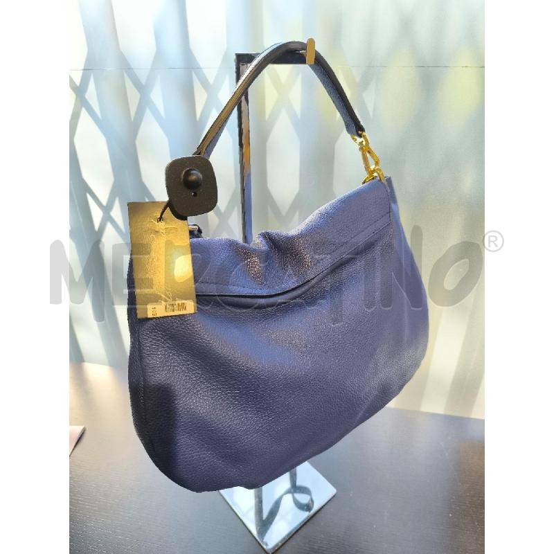 BORSA DONNA GIANNI CHIARINI VERA PELLE BLU | Mercatino dell'Usato Mestre 4