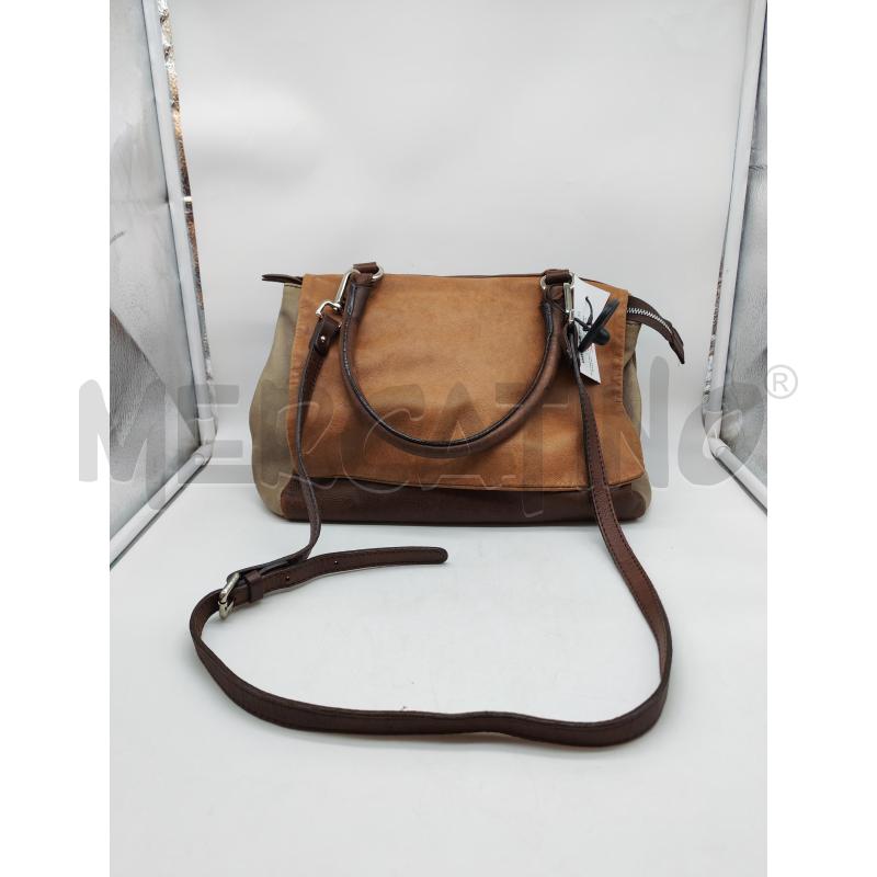 BORSA DONNA GIANNI CHIARINI VERA PELLE MARRONI VARI | Mercatino dell'Usato Mestre 1