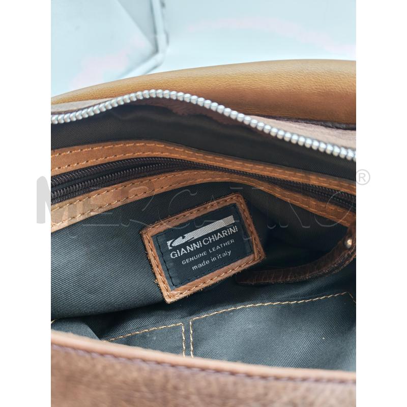 BORSA DONNA GIANNI CHIARINI VERA PELLE MARRONI VARI | Mercatino dell'Usato Mestre 4
