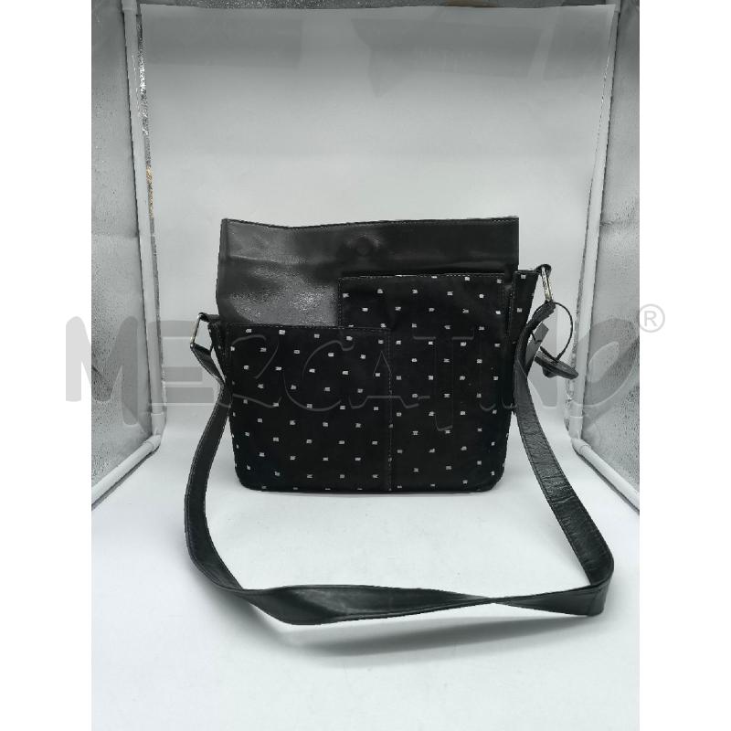 BORSA DONNA GIANNI VERSACE NERA FANTASIA BIANCA | Mercatino dell'Usato Mestre 1