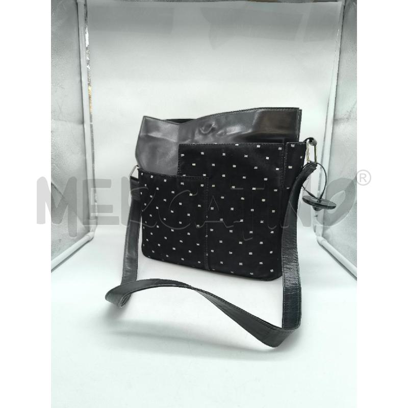 BORSA DONNA GIANNI VERSACE NERA FANTASIA BIANCA | Mercatino dell'Usato Mestre 3