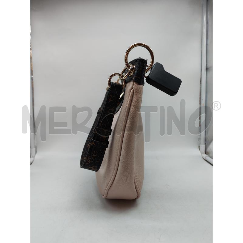 BORSA DONNA GUESS ROSA MARRONE DORATA  | Mercatino dell'Usato Mestre 2