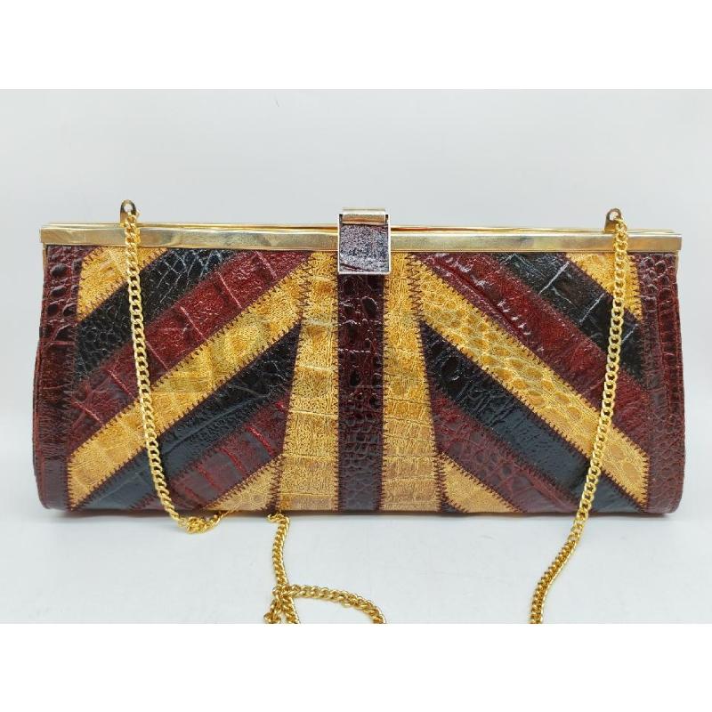 BORSA DONNA IN PELLE VINTAGE PATCHWORK  | Mercatino dell'Usato Mestre 1