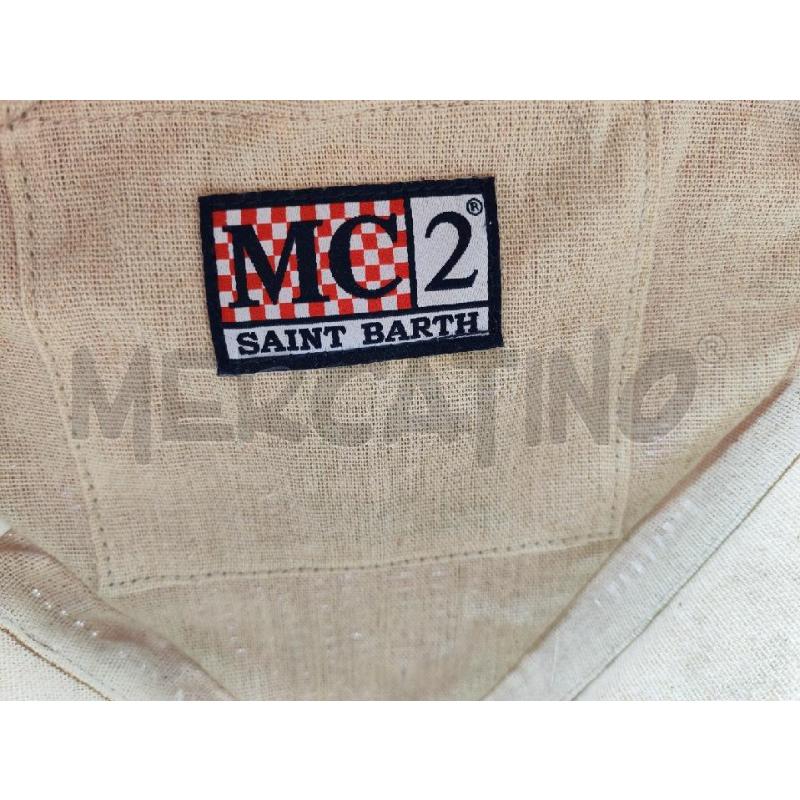 BORSA DONNA I LOVE ST. BARTH CUORE PAGLIA | Mercatino dell'Usato Mestre 4