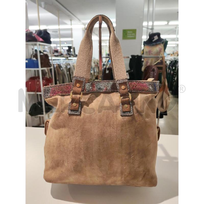BORSA DONNA JUST CAVALLI CAMOSCIO CAMMELLO | Mercatino dell'Usato Mestre 2