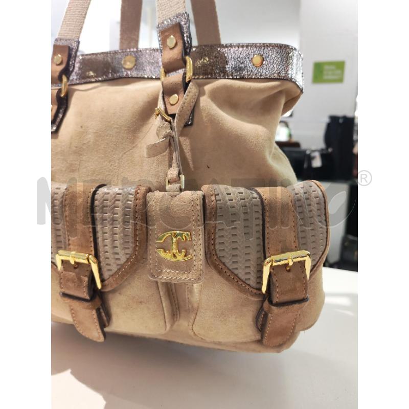 BORSA DONNA JUST CAVALLI CAMOSCIO CAMMELLO | Mercatino dell'Usato Mestre 3